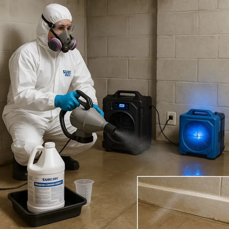 Sanitization and Odor Removal process in Princeton, WI